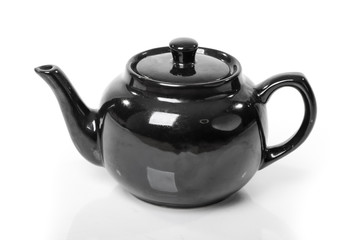 Ceramic teapot isolated