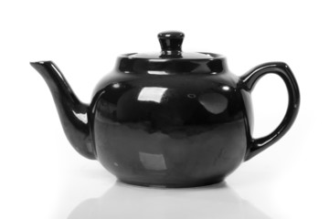Ceramic teapot isolated