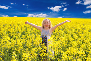 little girl in rape field