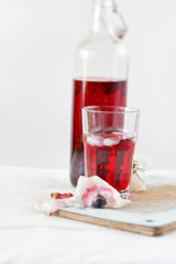 summer hibiscus tea