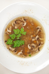 mushroom soup