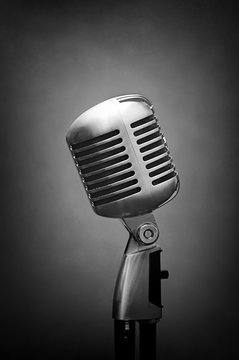 vocal studio microphone grey