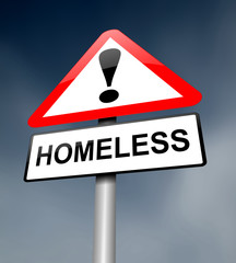 Homeless concept.