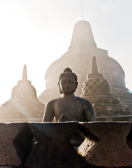 Borobudur Temple. Yogyakarta, Java, Indonesia.