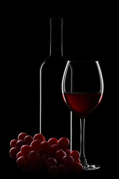 bottiglia di vino rosso