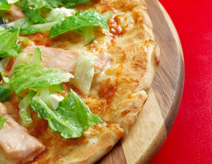 Pizza Atlantic salmon