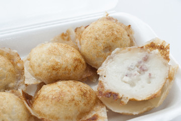 Kind of Thai sweetmeat Taro