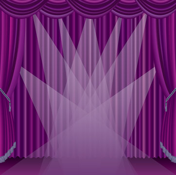 violet seven spot stage