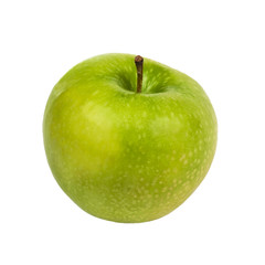fresh green apple isolated on white
