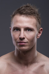 Fototapeta premium attractive man close up portrait