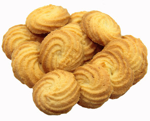 bunch of butter cookies