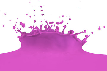 splashing paint