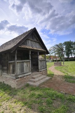Traditional wooden cottage