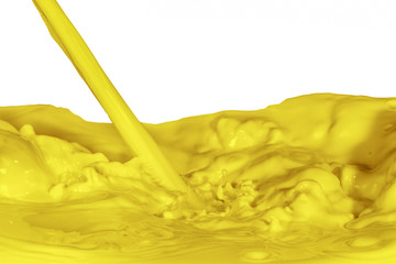 splashing paint