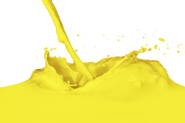 splashing paint