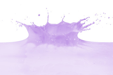 splashing milk