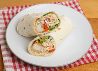Southern Fried Chicken Wrap Sandwich