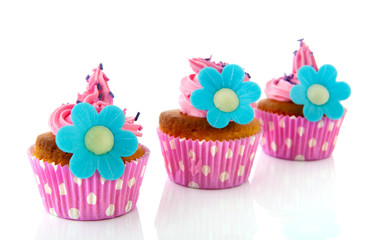 Pink cupcakes