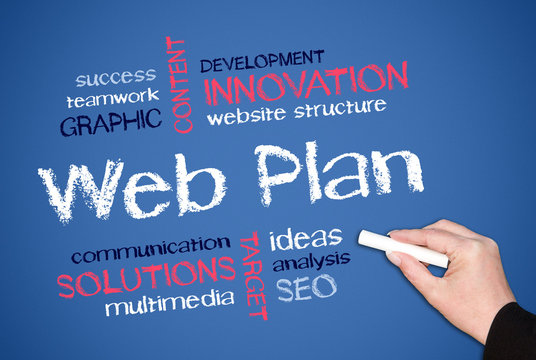 Web Plan Chalkboard Ideas