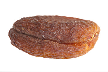 A dried apricot
