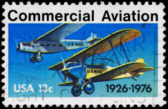 USA - CIRCA 1976 Commercial Aviation