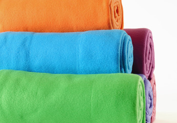 Colorful Blankets.