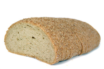 loaf of bread isolated