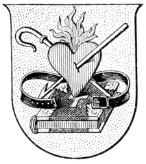 Coat of Arms of a monastic order Augustinians