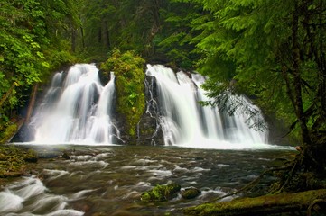 Fototapeta premium Salmon Creek Falls - Juneau Alaska