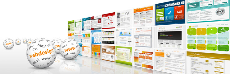 Webdesign, 3D, Kugel, Website, Homepage, Design, Template, SEO