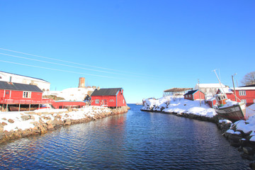 The harbour of Å i Lofoten