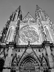 Saint Vitus' Cathedral in Prague's Castle