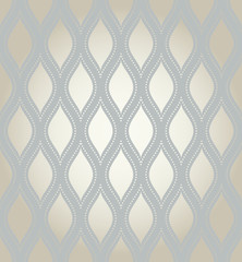 Gold/Silver Seamless Retro Pattern