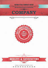 Retro Business Deckblatt