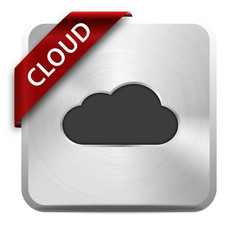 metallischerButton-schleifeLinks-wolke