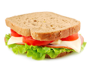 sandwich isolated on white