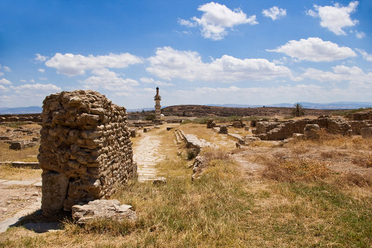 Landscape around Bulla Regia, Tunisia