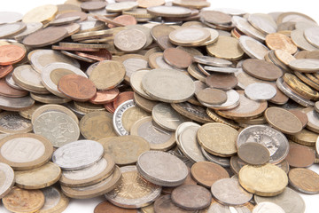 Pile of coins