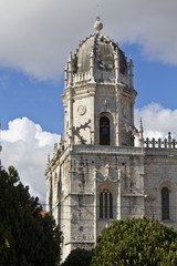 Fototapeta na wymiar Mosteiro dos Jeronimos monument