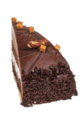 Piece of chocolate cake