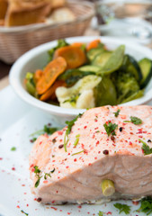 grilled salmon