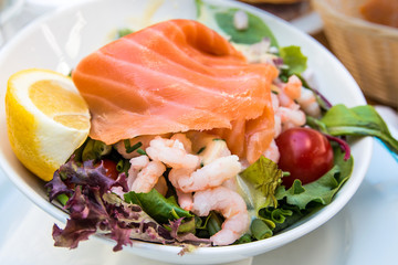 Fresh seafood salad