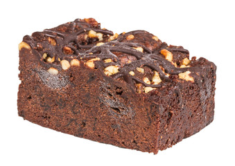 cake truffle with black chocolate sauce