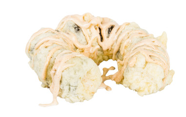 Japanese Cuisine -Tempura Maki Sushi (Deep Fried Roll made of sa