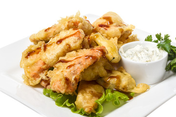 Salmon Tempura , Japanese Food