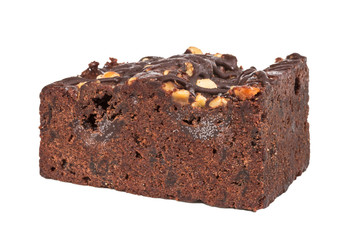 cake truffle with black chocolate sauce