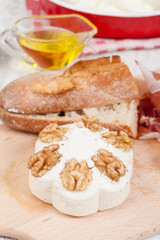 cheese with walnuts