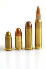 Différentes tailles de cartouches