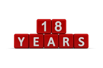 Red letter cubes 18 years