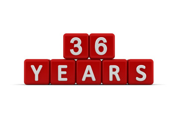 Red letter cubes 36 years